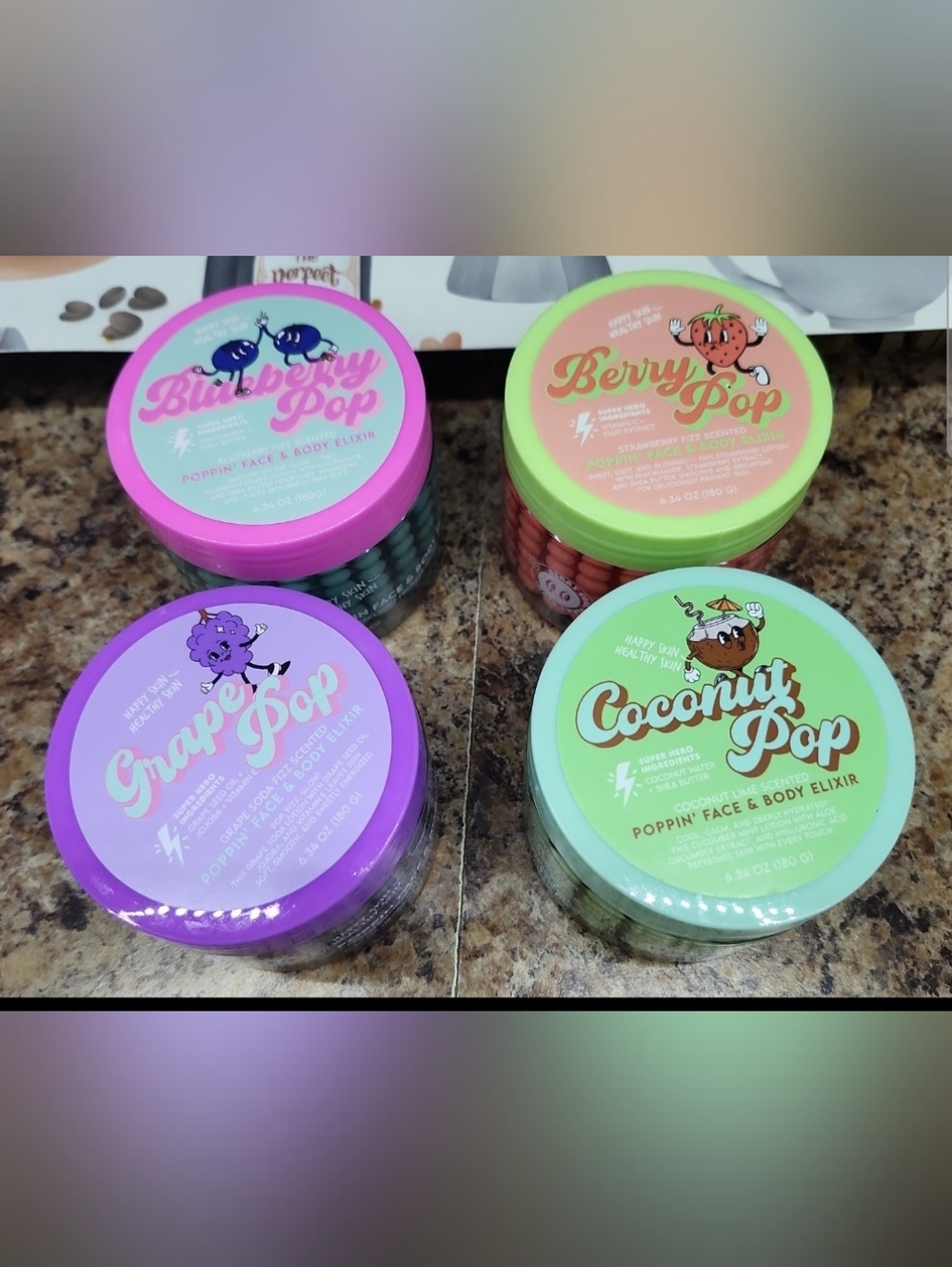 pop Poppin' Face & Body Elixir - Coconut Pop (Green)